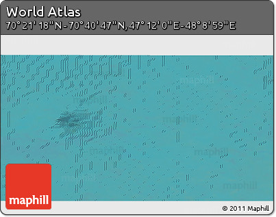Satellite 3D Map of the Area around 70° 31' 2" N, 47° 40' 29" E