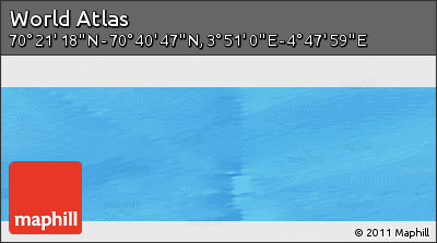 Physical Panoramic Map of the Area around 70° 31' 2" N, 4° 19' 30" E