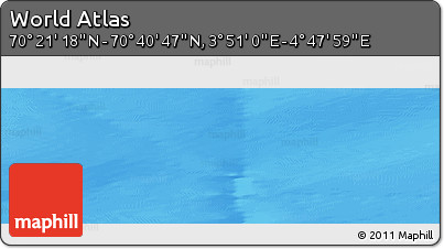 Physical Panoramic Map of the Area around 70° 31' 2" N, 4° 19' 30" E