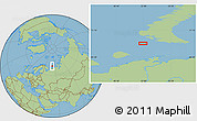Savanna Style Location Map of the area around 70° 31' 2" N, 51° 55' 29" E