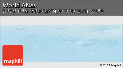 Physical Panoramic Map of the Area around 70° 31' 2" N, 53° 37' 30" E