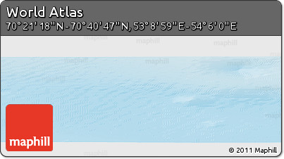 Physical Panoramic Map of the Area around 70° 31' 2" N, 53° 37' 30" E