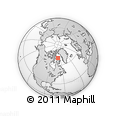 Outline Map of the Area around 70° 31' 2" N, 70° 28' 29" W, rectangular outline
