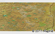 Satellite 3D Map of the area around 70° 31' 2" N, 72° 19' 29" E