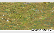 Satellite 3D Map of the area around 70° 31' 2" N, 75° 43' 29" E