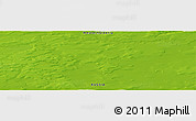 Physical Panoramic Map of the area around 70° 31' 2" N, 75° 43' 29" E