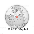 Outline Map of the Area around 70° 31' 2" N, 78° 16' 30" E, rectangular outline
