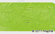 Physical 3D Map of the area around 70° 31' 2" N, 81° 31' 30" W