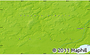 Physical Map of the area around 70° 31' 2" N, 88° 28' 29" E