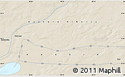 Shaded Relief Map of the area around 70° 31' 2" N, 89° 19' 29" E