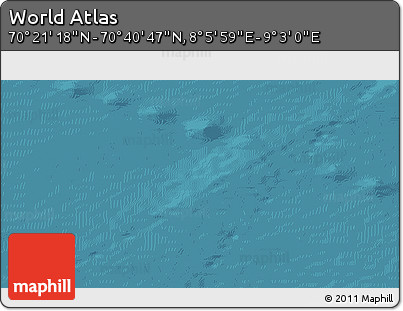 Satellite 3D Map of the Area around 70° 31' 2" N, 8° 34' 29" E