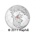 Outline Map of the Area around 70° 31' 2" N, 94° 16' 30" W, rectangular outline