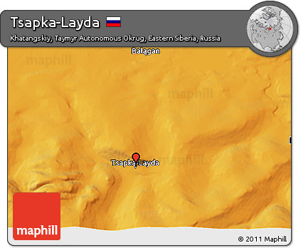 Political 3D Map of Tsapka-Layda