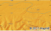 Political Map of the area around 70° 31' 2" N, 95° 16' 30" E