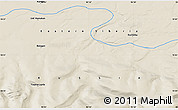 Shaded Relief Map of the area around 70° 31' 2" N, 95° 16' 30" E