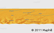 Political Panoramic Map of the area around 70° 31' 2" N, 95° 16' 30" E
