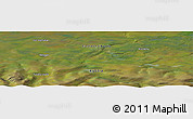Satellite Panoramic Map of the area around 70° 31' 2" N, 95° 16' 30" E