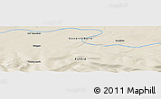 Shaded Relief Panoramic Map of the area around 70° 31' 2" N, 95° 16' 30" E