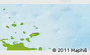 Physical 3D Map of the area around 70° 48' 25" N, 100° 13' 29" W