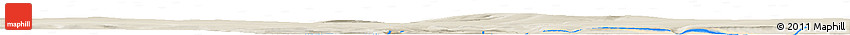 Shaded Relief Horizon Map of the Area around 70° 48' 25" N, 102° 55' 30" E