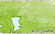 Physical Map of the area around 70° 48' 25" N, 117° 13' 29" W