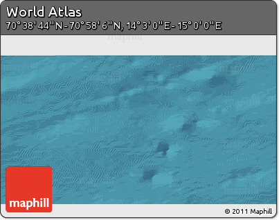 Satellite 3D Map of the Area around 70° 48' 25" N, 14° 31' 30" E