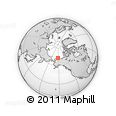 Outline Map of the Area around 70° 48' 25" N, 152° 4' 29" W, rectangular outline