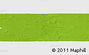 Physical Panoramic Map of the area around 70° 48' 25" N, 155° 37' 30" E