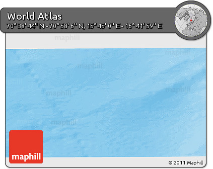 Physical 3D Map of the Area around 70° 48' 25" N, 16° 13' 30" E