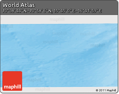 Physical 3D Map of the Area around 70° 48' 25" N, 16° 13' 30" E