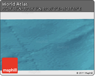 Satellite 3D Map of the Area around 70° 48' 25" N, 16° 13' 30" E