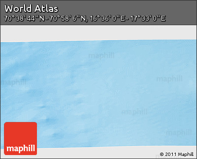 Physical 3D Map of the Area around 70° 48' 25" N, 17° 4' 30" E