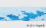 Political Panoramic Map of the area around 70° 48' 25" N, 23° 1' 29" E