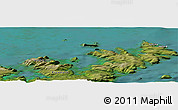 Satellite Panoramic Map of the area around 70° 48' 25" N, 23° 1' 29" E