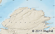 Shaded Relief Map of the area around 70° 48' 25" N, 28° 58' 30" E