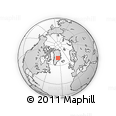 Outline Map of the Area around 70° 48' 25" N, 36° 28' 30" W, rectangular outline