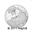 Outline Map of the Area around 70° 48' 25" N, 39° 10' 29" E, rectangular outline