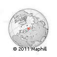 Outline Map of the Area around 70° 48' 25" N, 40° 1' 29" E, rectangular outline