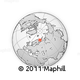 Outline Map of the Area around 70° 48' 25" N, 41° 43' 30" E, rectangular outline
