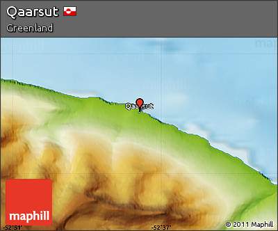 Physical Map of Qaarsut