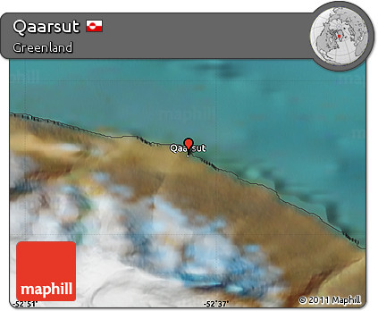 Satellite Map of Qaarsut