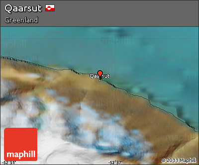 Satellite Map of Qaarsut