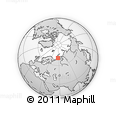 Outline Map of the Area around 70° 48' 25" N, 57° 1' 29" E, rectangular outline