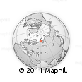 Outline Map of the Area around 70° 48' 25" N, 60° 25' 29" E, rectangular outline