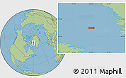 Savanna Style Location Map of the area around 70° 48' 25" N, 60° 16' 29" W
