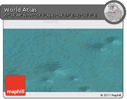 Satellite 3D Map of the Area around 70° 48' 25" N, 62° 7' 30" E