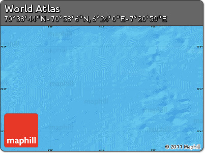 Political Map of the Area around 70° 48' 25" N, 6° 52' 30" E