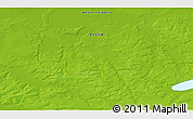 Physical 3D Map of the area around 70° 48' 25" N, 79° 7' 30" E