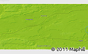 Physical 3D Map of the area around 70° 48' 25" N, 93° 34' 29" E