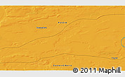 Political 3D Map of the area around 70° 48' 25" N, 93° 34' 29" E